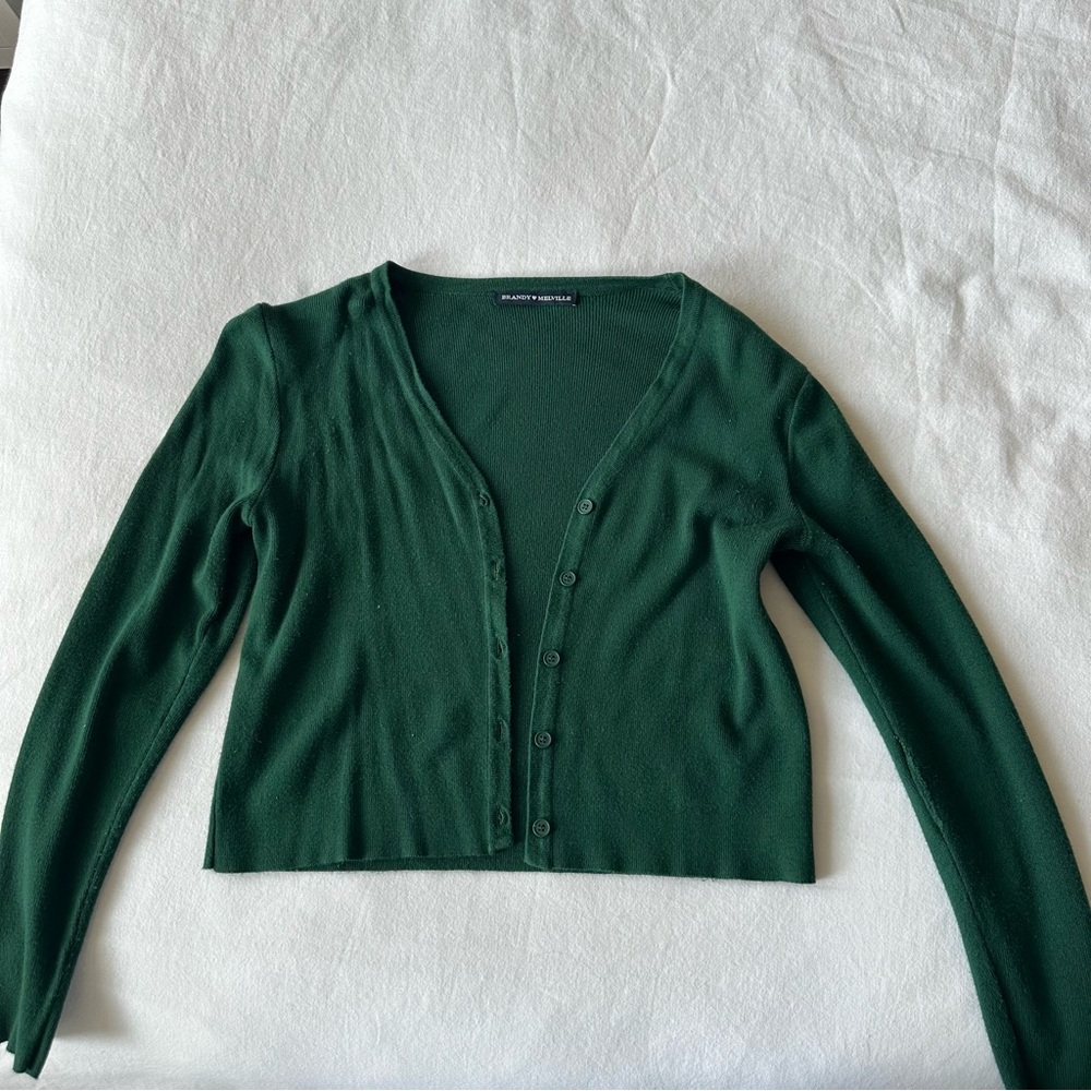 Brandy Melville green cardigan